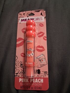 Mean Girls Pink Peach Flavored Lip Gloss - Pink Peach